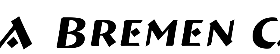 A_Bremen Caps Italic Schrift Herunterladen Kostenlos